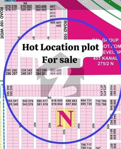 Hot location Plot Near Raya commercial for sale