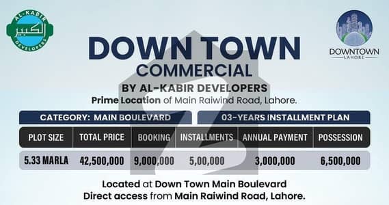 5.33 marla commercial plot for sale