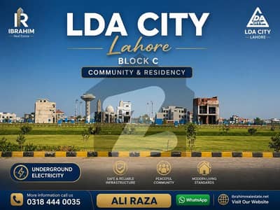 ایل ڈی اے سٹی فیز 1 ۔ بلاک سی ایل ڈی اے سٹی فیز 1 - جناح سیکٹر,ایل ڈی اے سٹی فیز 1,ایل ڈی اے سٹی,ایل ڈی اے روڈ,لاہور میں 10 مرلہ رہائشی پلاٹ 98.0 لاکھ میں برائے فروخت۔