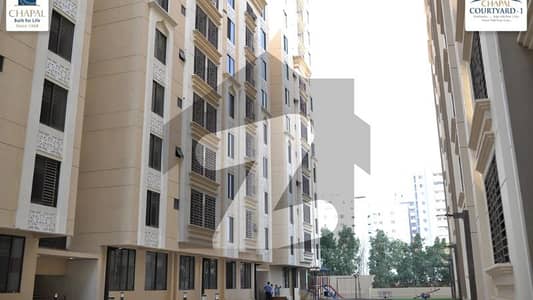2 BED DD FLAT IS AVAIALBE FOR SALE IN COURTYARD-2, IN SCHEME 33 KARACHI, COURTYARD