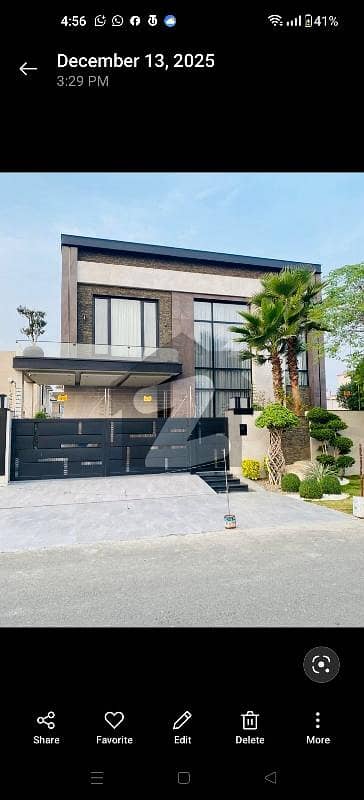 1 Kanal Brand New House Fully Furnished Phase 7 Near To Carrefour Available For Rent In DHA Lahore. 22kva Solar