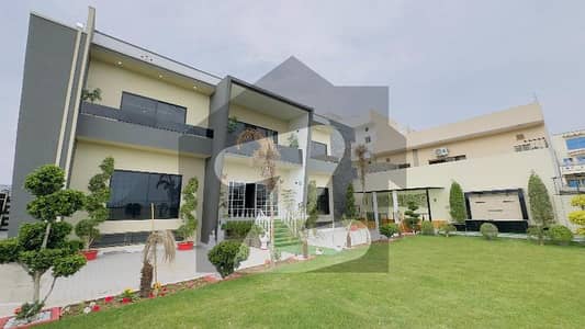 30 Marla Extra land +corner +Main Double road triple story brand new house for sale