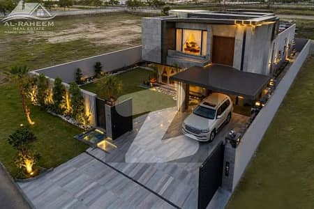 24 MARLA BRAND NEW ULTRA MODERN FULLY FURNISHED DESIGNER HOUSE WITH HUGE LAWN FOR SALE IN DHA PHASE 6 NEAR TO RAYA.