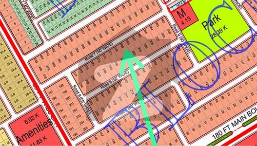 1 Kanal Plot For Sale In BLOCK C DHA Margalla Orchards Islamabad