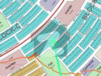 1 Kanal Block B Plot for Sale in DHA Margalla Orchards Islamabad