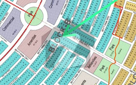 1 Kanal Block B Plot for Sale in DHA Margalla Orchards Islamabad