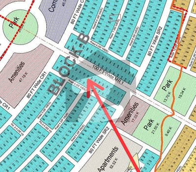 1 Kanal Block B Plot for Sale in DHA Margalla Orchards Islamabad