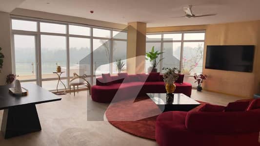 2 Bed Fully Furnished Apartment for Rent in Defence Raya Golf Course Facing