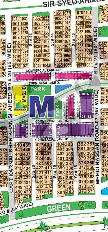 4 Marla Commercial Plot for Sale in DHA Multan Sector M - Prime Location