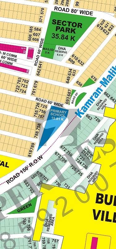 1 Kanal Corner Plot for Sale in DHA Phase 9 Prism - Block L