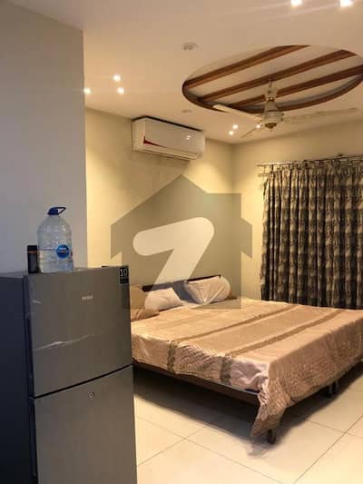 One Bedroom Furnished Apartment Available For Rent in Canal Garden Near Bahria Town Lahore
