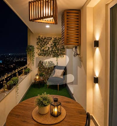Cantt properties offers Two Bed apartment Luxury furnished available for rent Gold crest mall