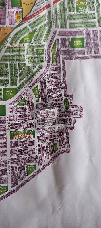 642 M-7 C2 5 Marla facing park plot for sale