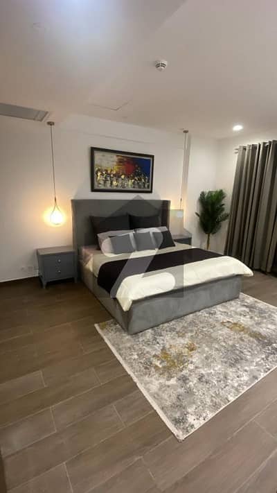 3 bed Luxurious Duplex double Height Lounge For Rent In penta Square Apartment In DHA Phase 5 Lahore