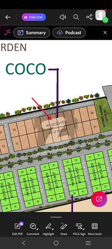 Palm Village 400 Sq Yards Plot For Sale
