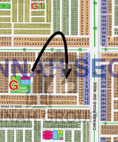 G Block 1 Kanal Prime Plot For Sale Carpet Road Back To 200 Feet Road LDA City Lahore