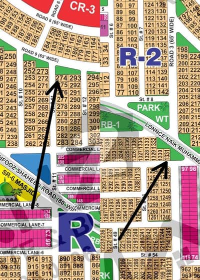 SECTOR- R TOP CATEGORY CORNER + EXTRALAND AVAILABLE