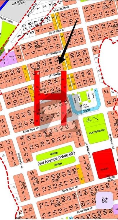 Plot no 10. Street 18. Sector H. DHA 5.