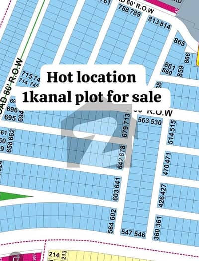 Hot Location C block 1kanal plot for sale