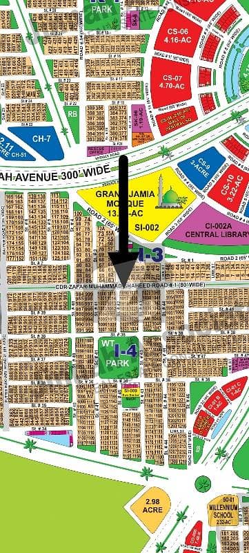 Corner 80'Ft Road Prime Location Plot Near To Park Main boluvard Available For Sale in DHA Multan