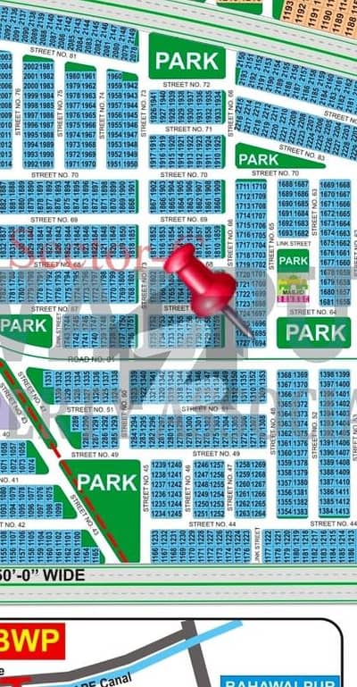 10 Marla Residential, Corner+ Park Facing, Pair Plots For Sale In Sector C, DHA Bahawalpur