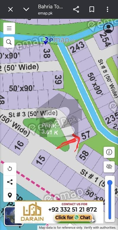 Park face, 3 side open, 5 Marla extra land semi -corner