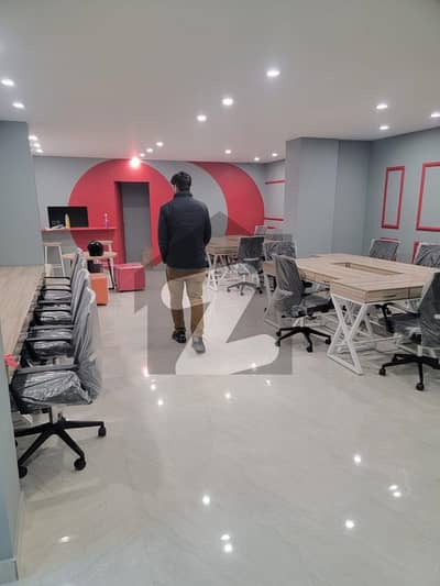 Elite Corporate Space | 1st floor 1100 Sq Ft rent 3.2 lakh Luxury Office in F-8 Islamabad with Tiles Finish & Iconic Margalla View