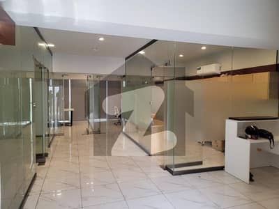 SAMI FURNISHED OFFICE FOR RENT PHASE 7 D H A 1500 SQUARE FEET WITH LIFT CAR PARKING