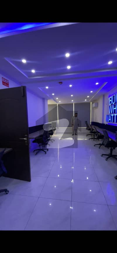 4.25 marla furnished floor available for it business in dha phase 8