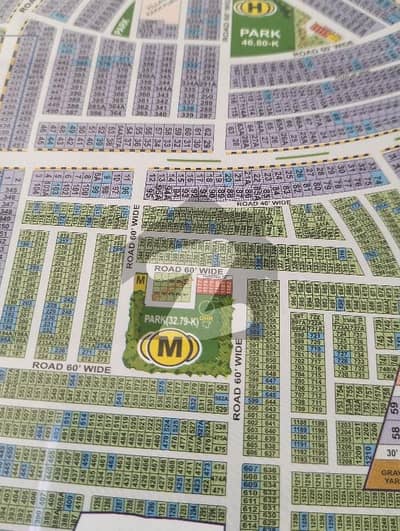 10 Marla Plot In Lda Evenue 1 Block M 60 Ft Road Near Park
