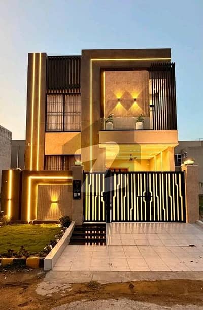 5.50 Marla Double height Lobby Ultra modern Designer Bilt house for sale Citi Housing Gujranwala