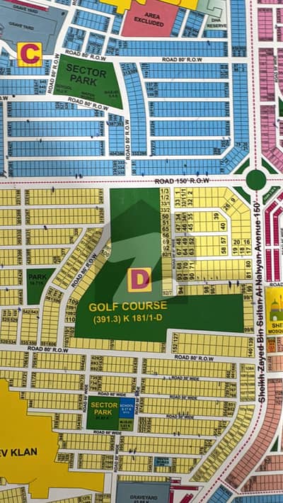 2 Kanal Adjacent To Golf Direct Approach Possession Near Big Mosque Commercial Hub Direct Owner Meeting Possible