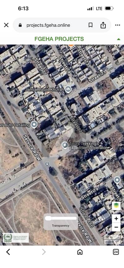 STREET 68 PLOT? NEAR DOUBLE ROAD 80 series  Sun face pindi face 70ft road level soild land  Ready for construction
