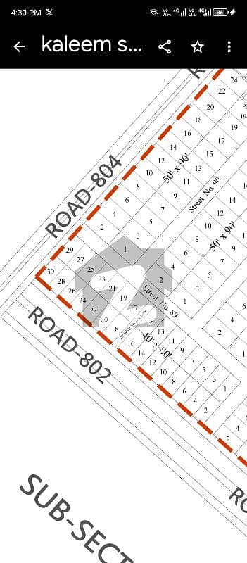 Main Double Road Plot Available For Sale in FGEHA Sector G-14/3, Islamabad.