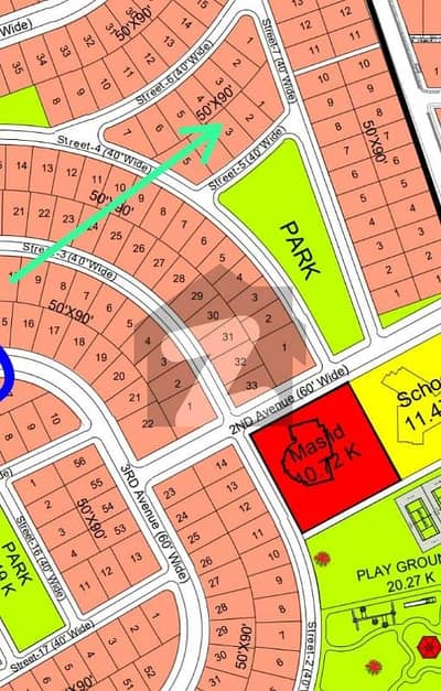 Park Face plot for sale. Dha Phase 4 Sector. D. Plot Number 3. Street no 5. For Sale Direct Deal With Owner Developed Plot . Solid Land . Cutting Area