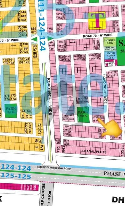 Facing Park One Kanal Is A Super Hot Location Plot For Sale