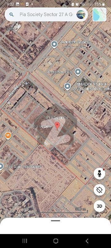 To Sale You Can Find Spacious Residential Plot In PIA Society