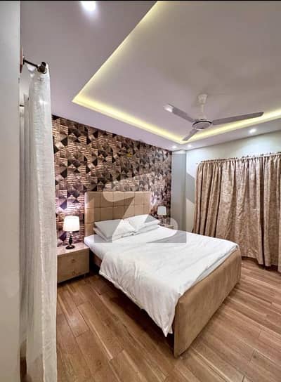 1bed room luxury apartment Full Furnished In block Dheights 1ext Phase1 Bahria Town Rwp