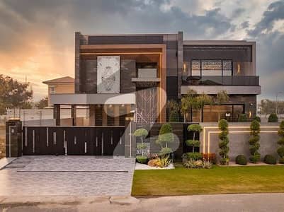 FULL BASEMENT MODERN DESIGN BRAND NEW 1-KANAL ELEGANT AND SUPER HOT LOCATED BUNGALOW WITH LIFT IS AVAILABLE IN THE BEST BLOCK OF DHA LAHORE