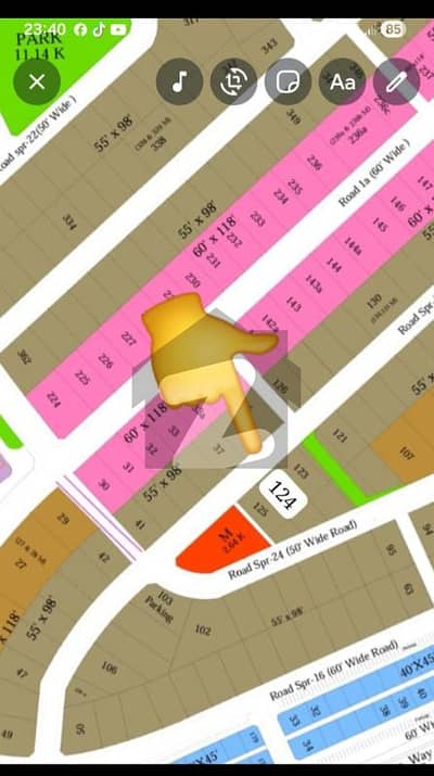 2 Side Road Facing 884 Sqyards Plot For Sale 2 Side Road Facing 884 Sqyards Plot For Sale