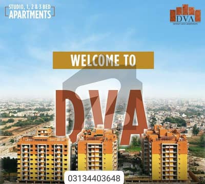 Urgent Sale! Corner Studio Apartment in DVA | DHA View | Ready to Move | Best Investment Deal