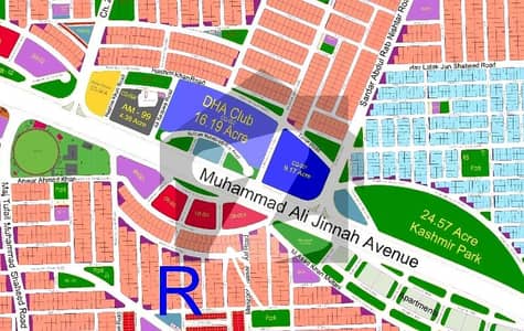 3 Kanal triplet plots corner with extra land in Sector R dha multan at prime location