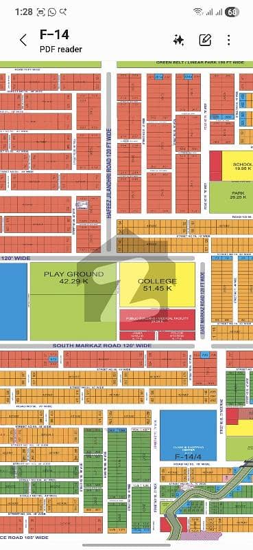 F-14, F-15, G-15 plot for sale 10 Marla and 14 Marla