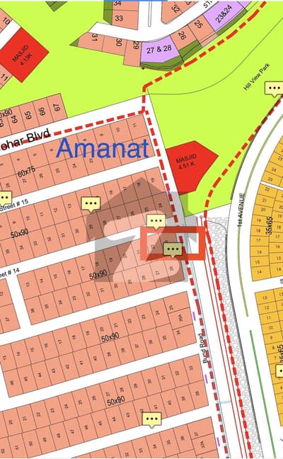 Corner Reasidential plot for sale