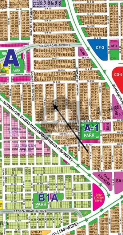 DHA Multan Sector A 1 Kanal Residential Plot Near To Park, Masjid And Commercial.