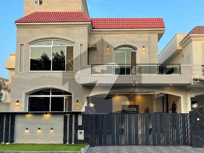 Brand new luxury designer 10 marla house 5 bed accommodation 2 American kitchen 1 Servent two species TV lounge available for sale in Bahria Enclave Sector C1