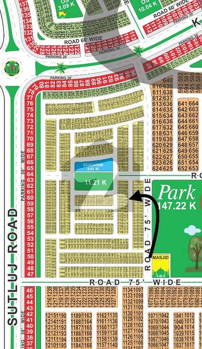 5 Marla Residential Plot In CC Block LDA City Lahore