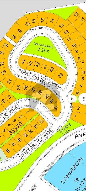DHA Phase3 Sector B Residential Plot Available For Sale