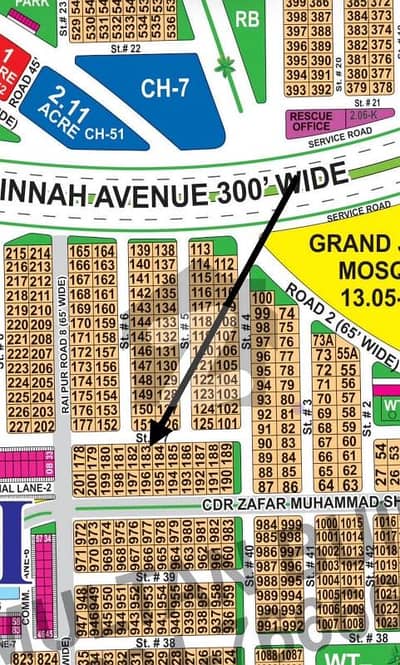DHA Multan Sector I 1 Kanal Residential Plot Near To Park, Masjid And Commercial.