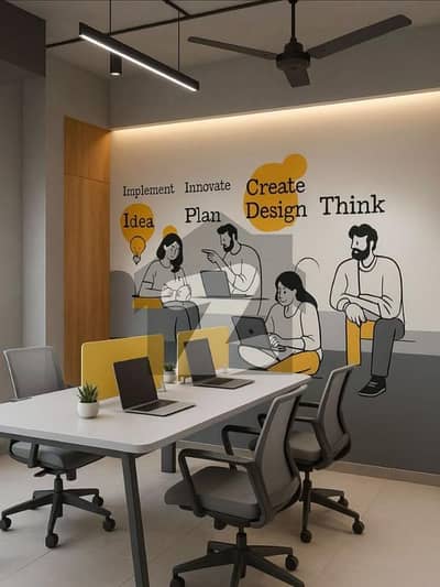 1000 Yards Commercial Use Bungalow On A Wide 80 Feet Road With No Restriction Of Working Hours Suitable For Schools, Software Houses, Call Centers Or Any Other Kind Of Business